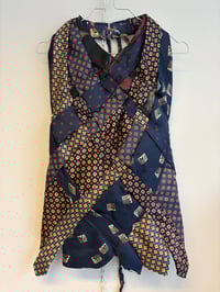 Image 1 of Tie top, dark blue (xs-l)