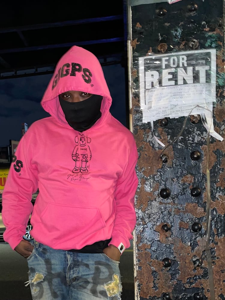 Image of GIGPS VERSACE PINK ALMIGHTY HOODIE