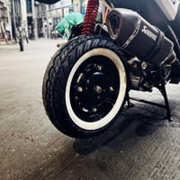 Image 10 of Honda NAVi 110 White Wall Tire Set 