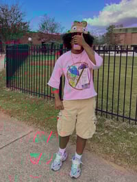 Image 2 of "No 2 Drugs" Pink Oversized Tee 