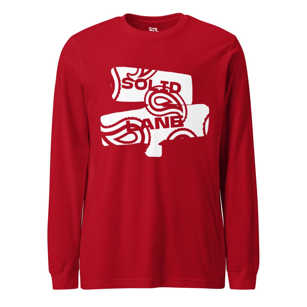 Image of White Paisley Logo L/S 2