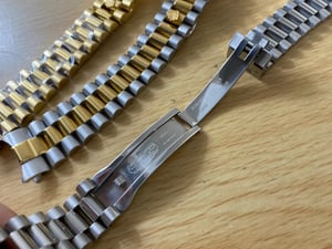 Image of 20mm 21mm Rolex President S/Steel, Gold, 2/Tone Steel Straps