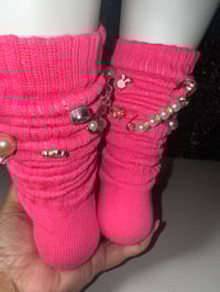 Image 6 of AKA Glam Slouch Socks