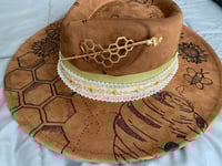 Image 1 of God Is Within Her Wide Brim Fedora Hat