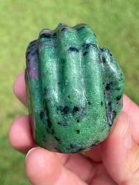 Image 7 of Ruby Zoisite Incense Holder #1792