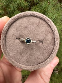 Image 17 of size 6.5 Australian sapphire engagement ring . 14k gold