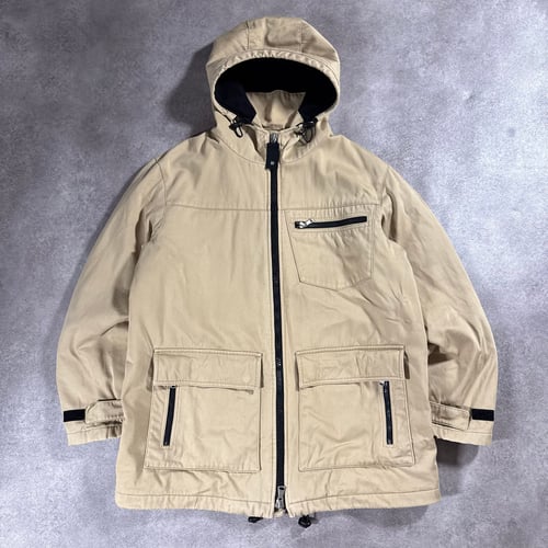 Image of Armani Jeans Multipocket Hooded Jacket, Size Large