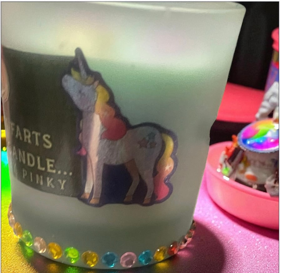 Image of Unicorn Farts medium jar candle