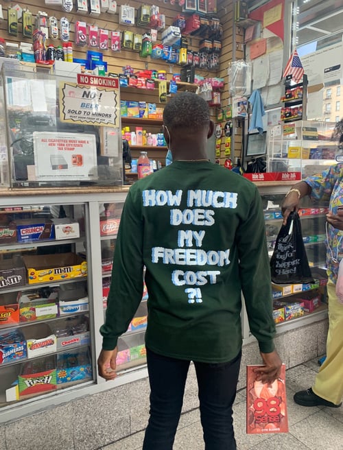 Image of 98 Sense Long Sleeve Green/Orange