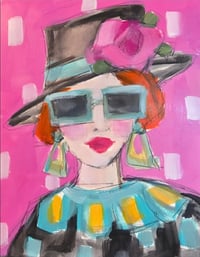 Playing Dress Up, Too    11x14
