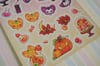 Pumpkat and Skellekat Sticker Sheet