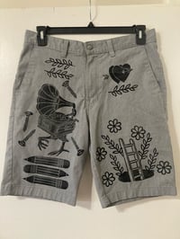 Image 1 of 'Walkman' Custom Blockprinted Shorts