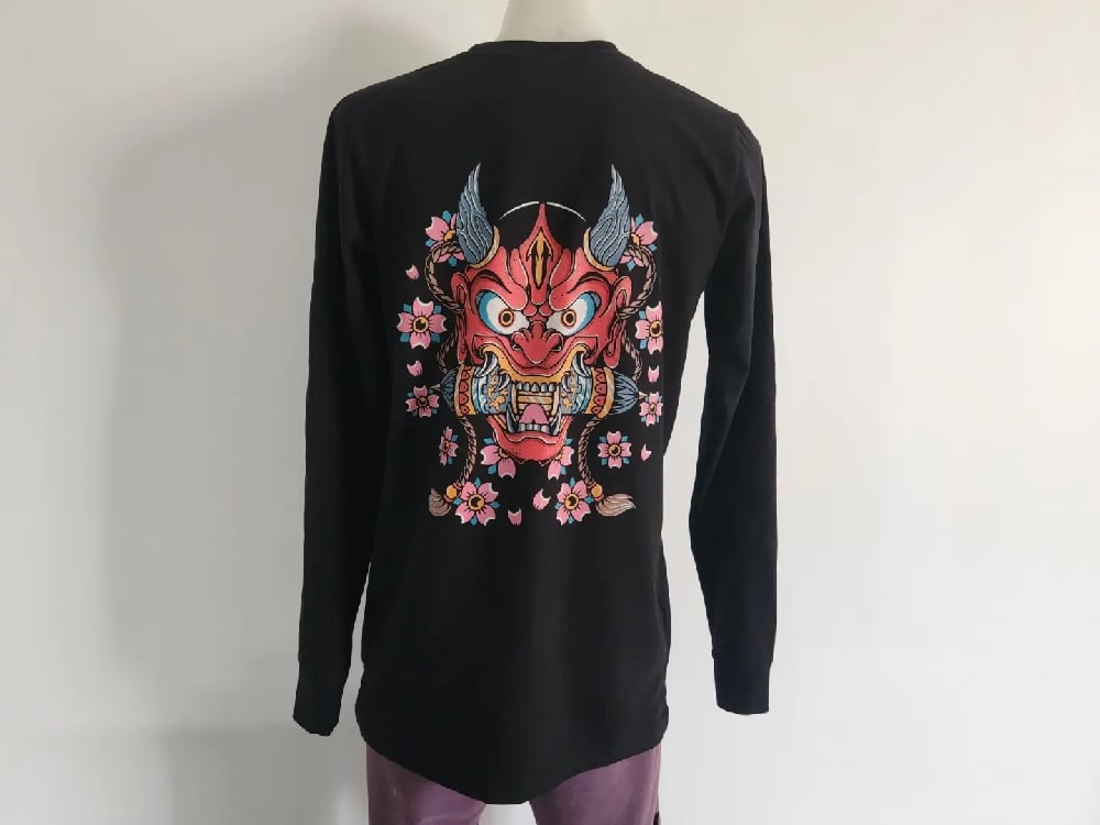 Image of Hanya Time Longsleeve Tee (Black)