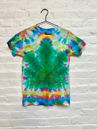 Image 1 of Krusty's Kustoms Pot Leaf Dyed Tee