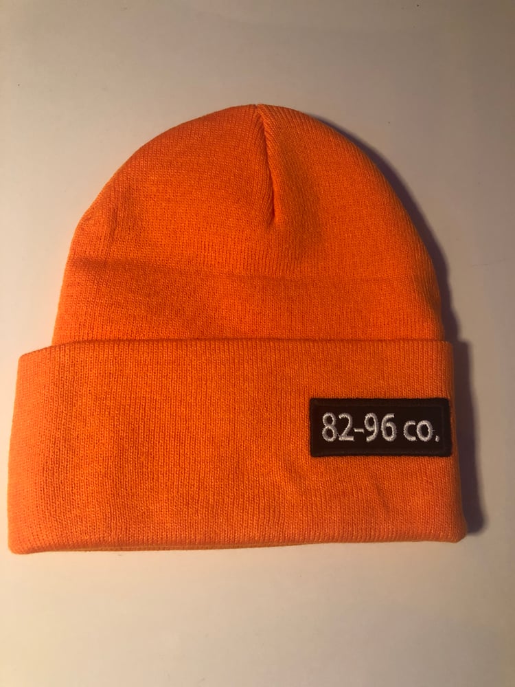 Image of Nas Illmatic Beanie Cap (Bright Orange) 