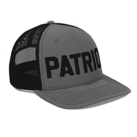 Image 5 of PATRIOT Charcoal/Black Richardson 112 Trucker Cap from PatriotsCo.com