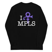 Image 1 of I [PRINCE] MPLS Long Sleeve Tee (White Text)