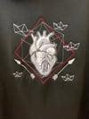 BLACK Heart Guy Hoodie  one size JP & RL collaboration  2021 