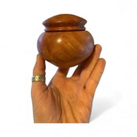 Image 2 of Madrone lidded container 