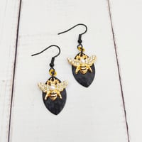 Image 2 of Queen Bee Scale Earrings