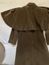 70s Calvin Klein corduroy cape coat