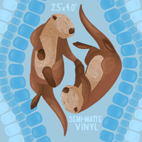 Image 1 of Lii Lootr - Double Otter Sticker