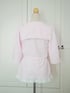(2 colors) Sailor top 2.0 - Gingham baby blue/baby pink Image 2