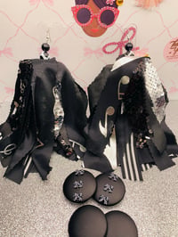 Image 5 of Music  Print  Tassel Earrings set