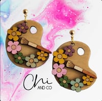 Image 1 of Art Pallet Earrings 