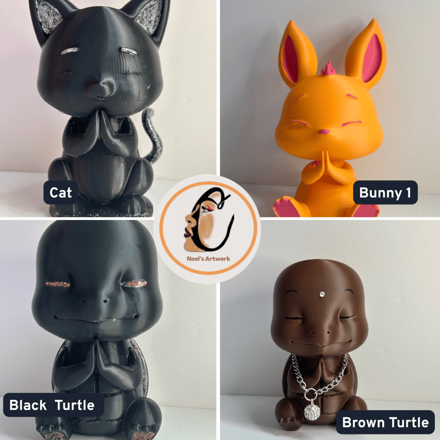 Image of Hand Painted Figurines -3D Print