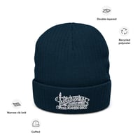 Image 2 of Imaginarium logo Ribbed knit beanie