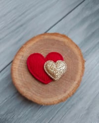 Broche red heart 