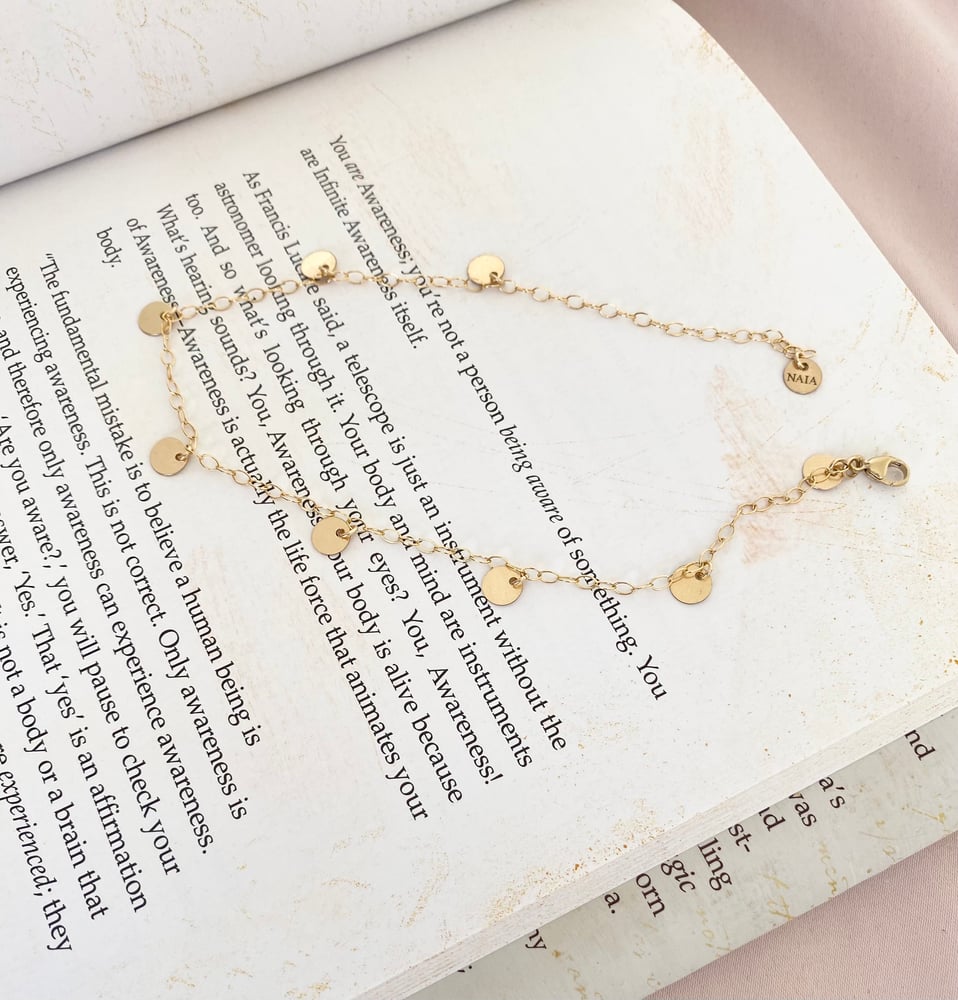 Image of Golden Delicates Joy anklet 