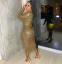 $14.75  Gold Party Dress