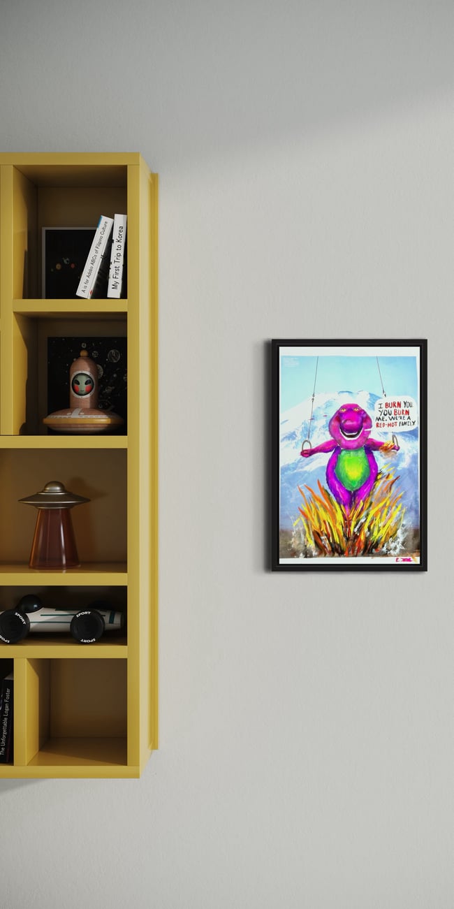 Barney-Original Painting 