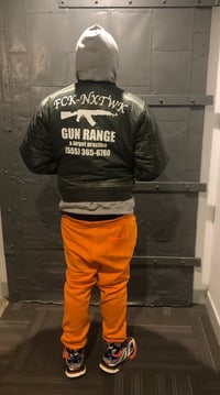 Fcknxtwk Gun Range flight jacket