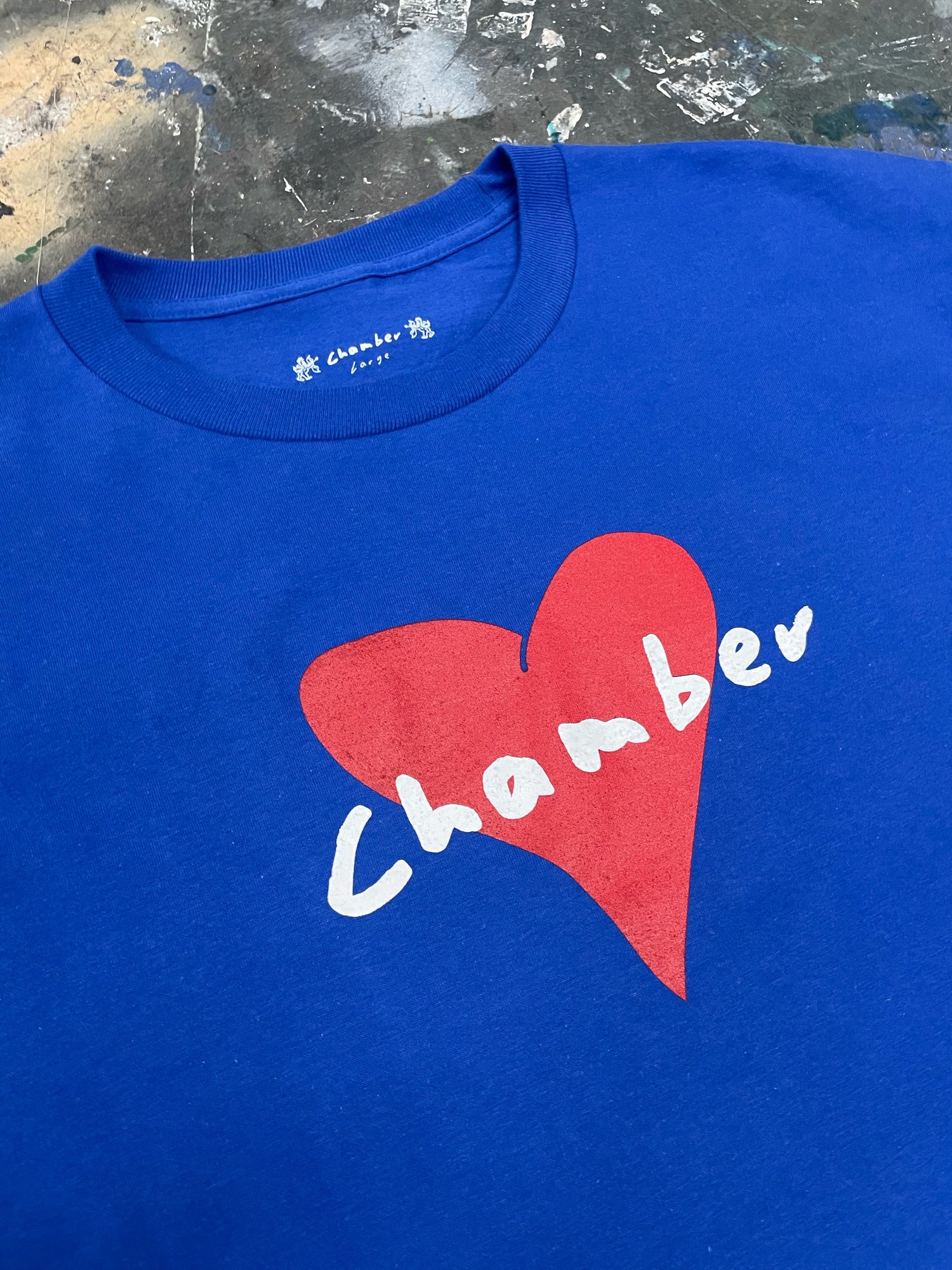 Image of Chamber of hearts T / royal blue