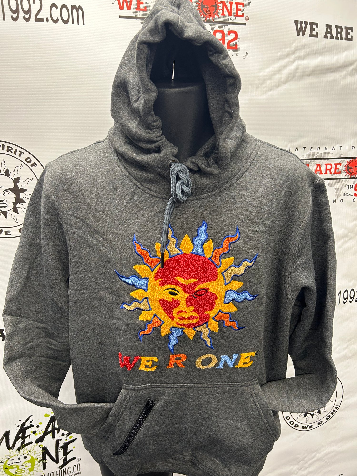 Image of BIG SUN CHENILLE PULLOVER HOODY 