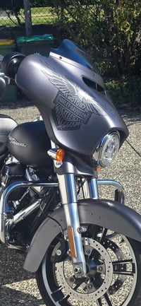 Image 18 of HD Batwing Eagle Fairing Graphic 