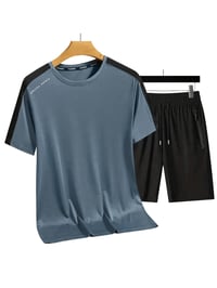 Conjunto deportivo de verano para hombre, traspirables y de secado rapido.