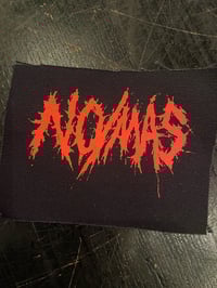 Red No/Más Logo Patch