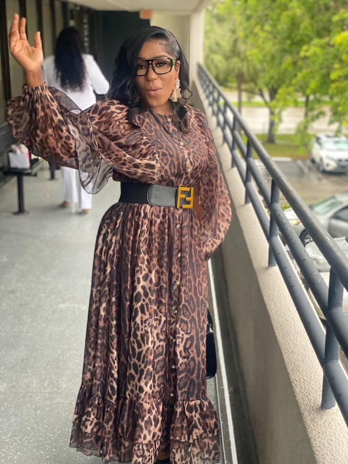 Image of So leopard dress