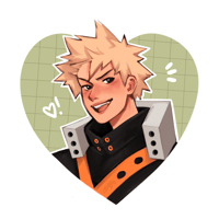 Image 2 of Katsuki !! sticker .*+