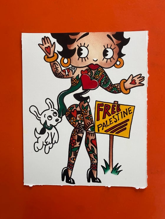 Image of Free Palestine boop