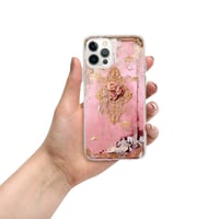 Image 12 of Pastel Pink Tattered Texture Rose Gold Goth Lolita Kawaii Inspired Clear Case for iPhone®