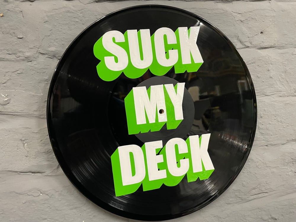 Image of Suck My Deck 12 Inch Vinyl Green/White