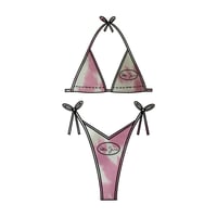 Image 1 of Pink Cowhide 2 Piece 