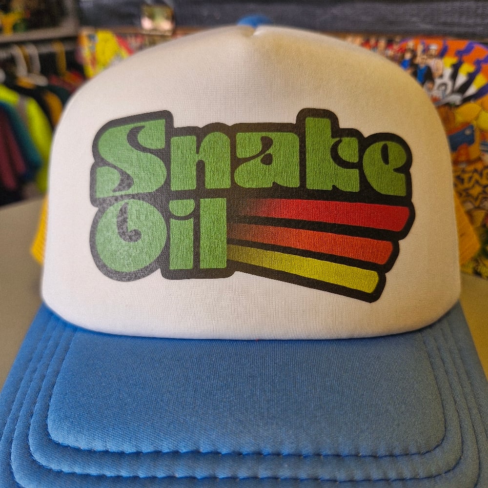 Image of Snake Oil MASK Trucker Snapback Hat