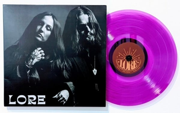 Image of “Lore” debut album on vinyl featuring Laur Joamets 