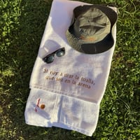Image 3 of White Embroidered Towels – Rayando el Sol Summer Collection